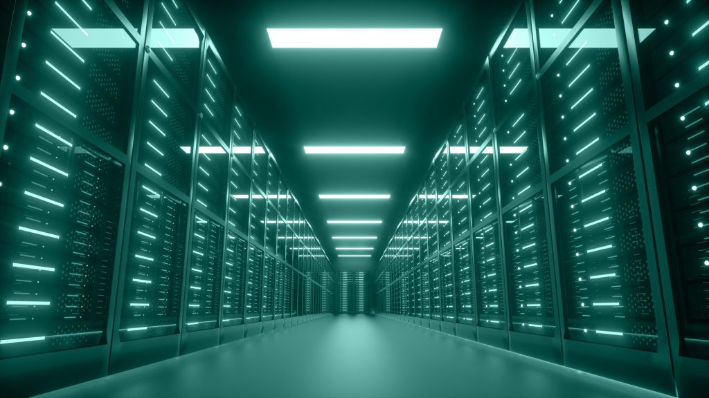 Advanced AI data centres servers symbolising UK energy demand growth